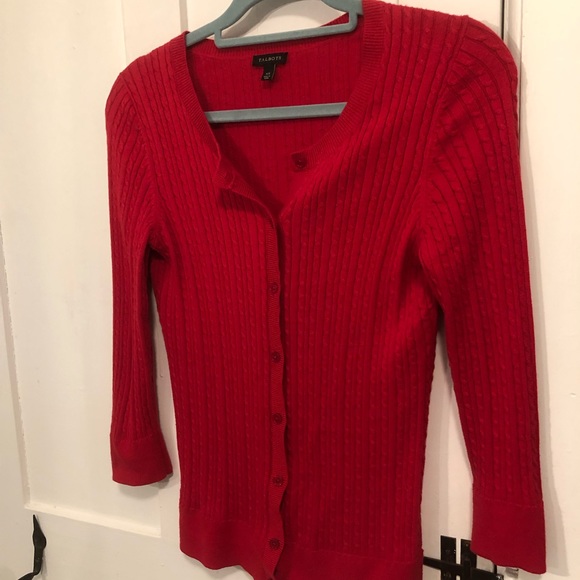 Talbots Red Sweater - Picture 1 of 4